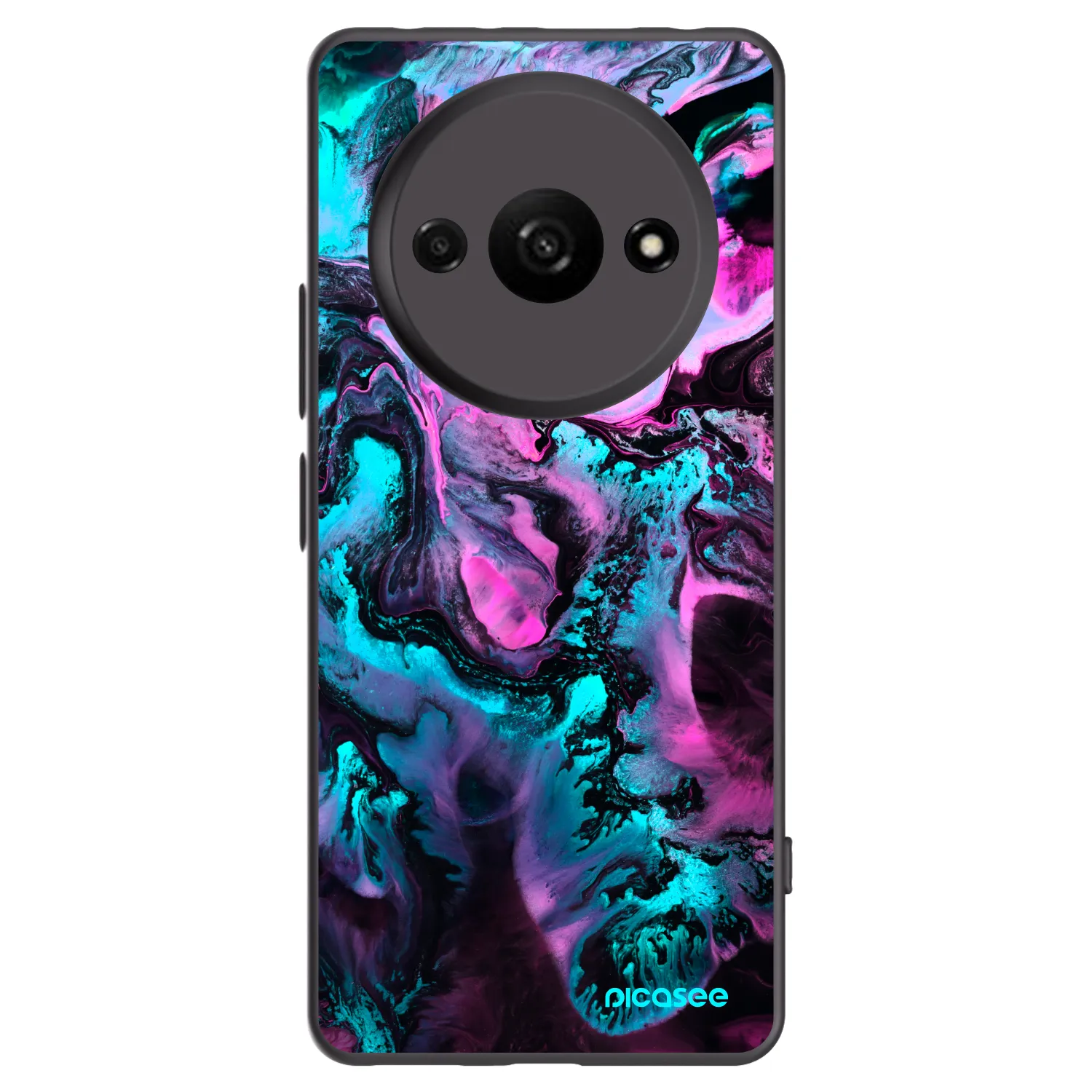 Picasee silikónový čierny obal pre Xiaomi Redmi A3 - Lean
