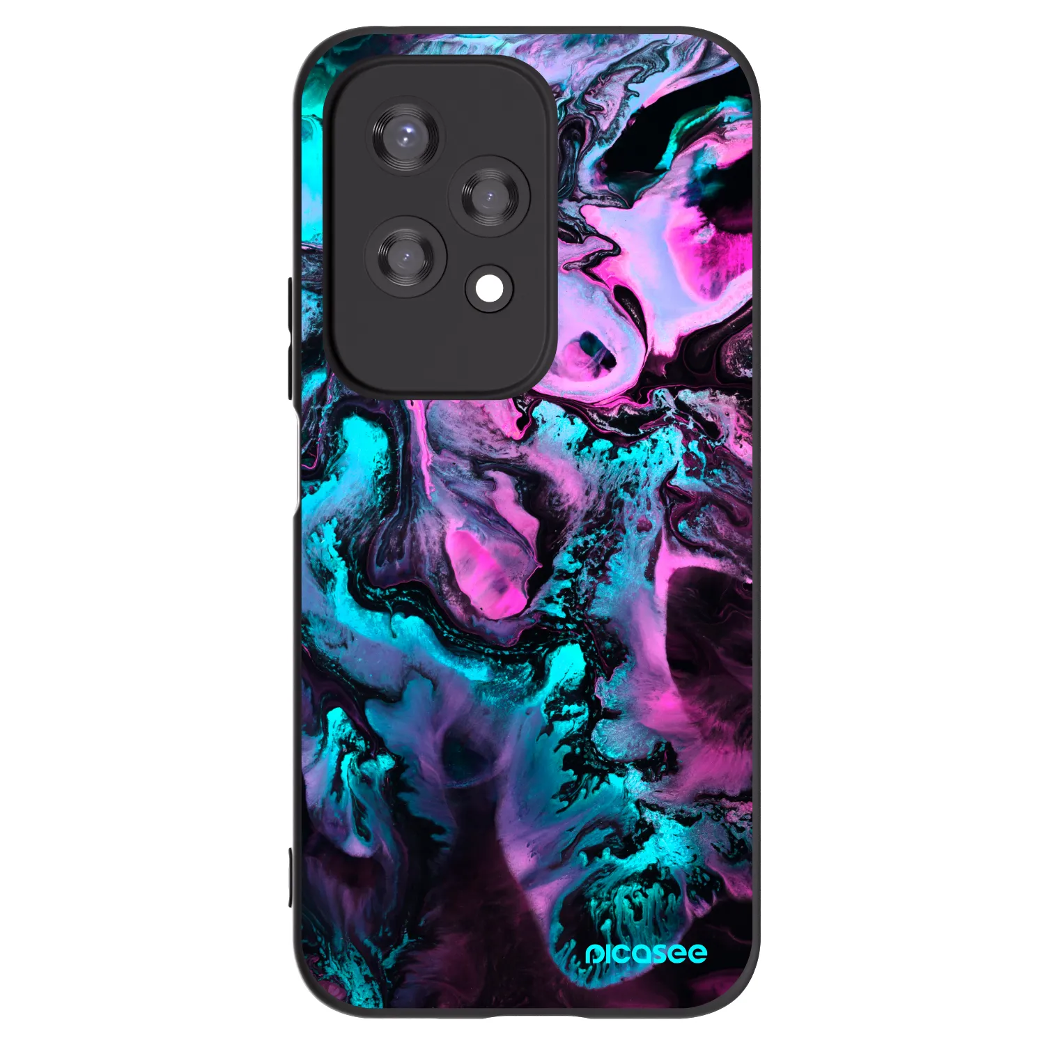 Picasee silikónový čierny obal pre Honor 200 Lite - Lean