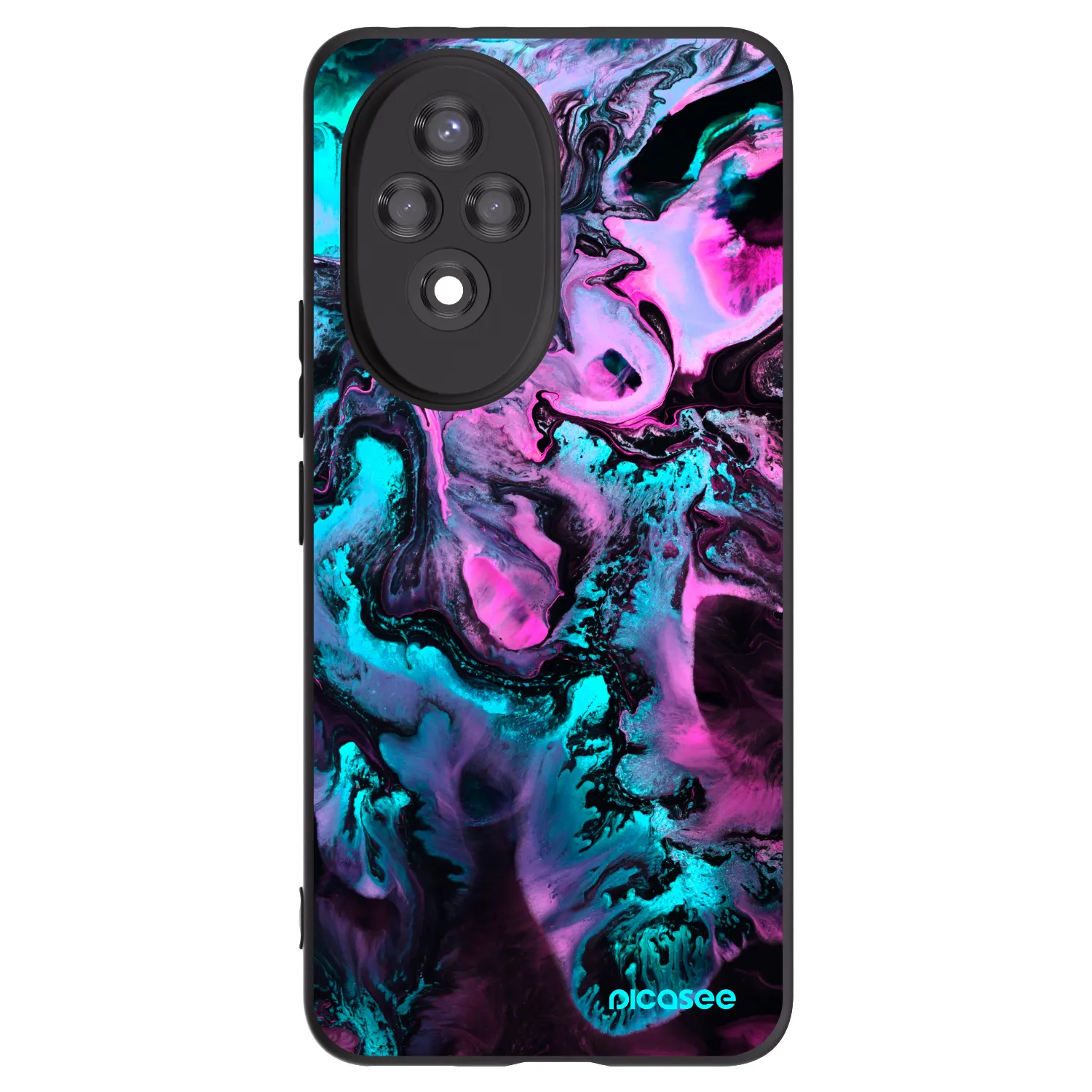 Picasee silikónový čierny obal pre Honor 200 Pro 5G - Lean