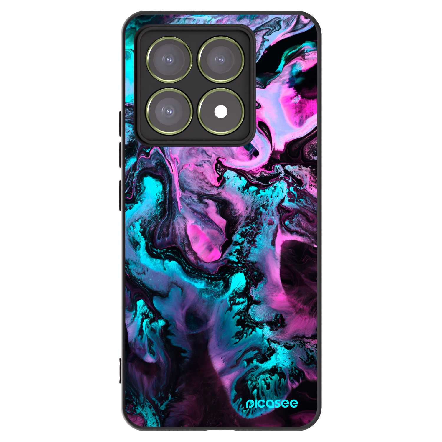 Picasee silikónový čierny obal pre Xiaomi 14T - Lean
