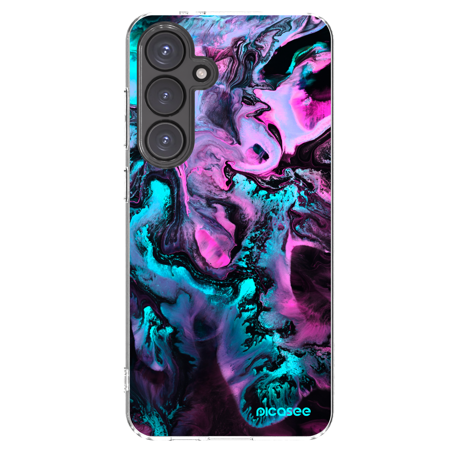 Picasee silikónový prehľadný obal pre Samsung Galaxy S24 FE S721B - Lean