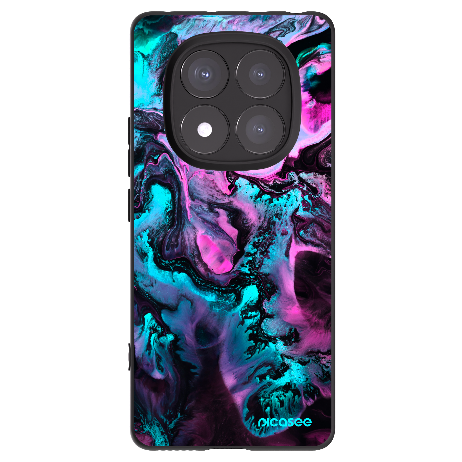 Picasee silikónový čierny obal pre Xiaomi Redmi Note 14 Pro+ 5G - Lean