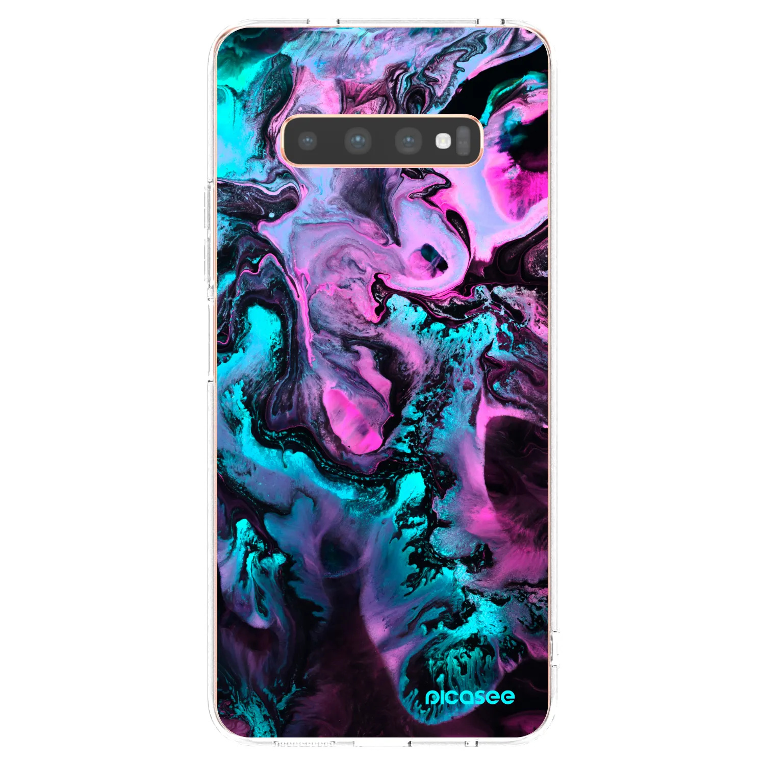 Picasee silikónový prehľadný obal pre Samsung Galaxy S10 Plus G975 - Lean