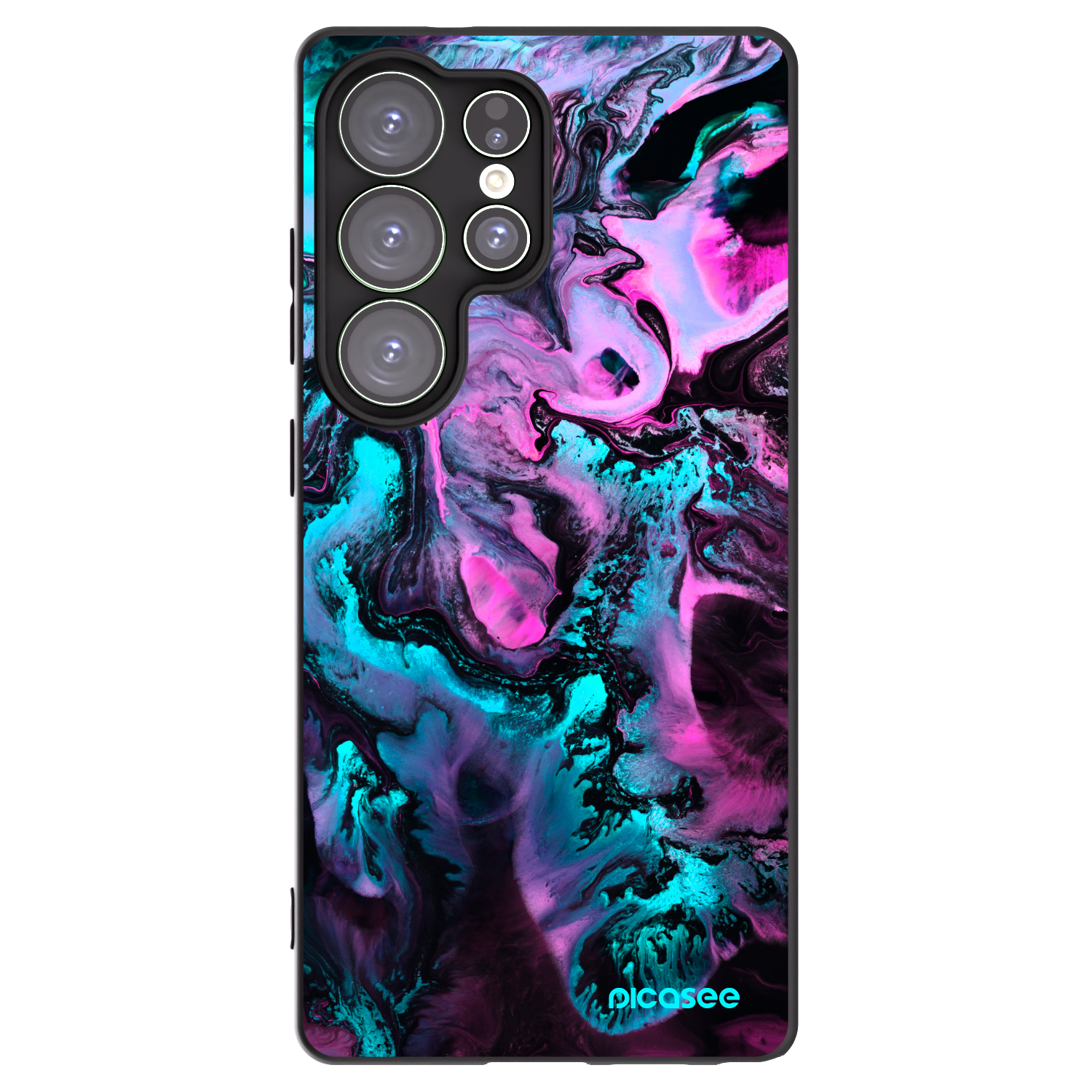 Picasee silikónový čierny obal pre Samsung Galaxy S25 Ultra 5G - Lean