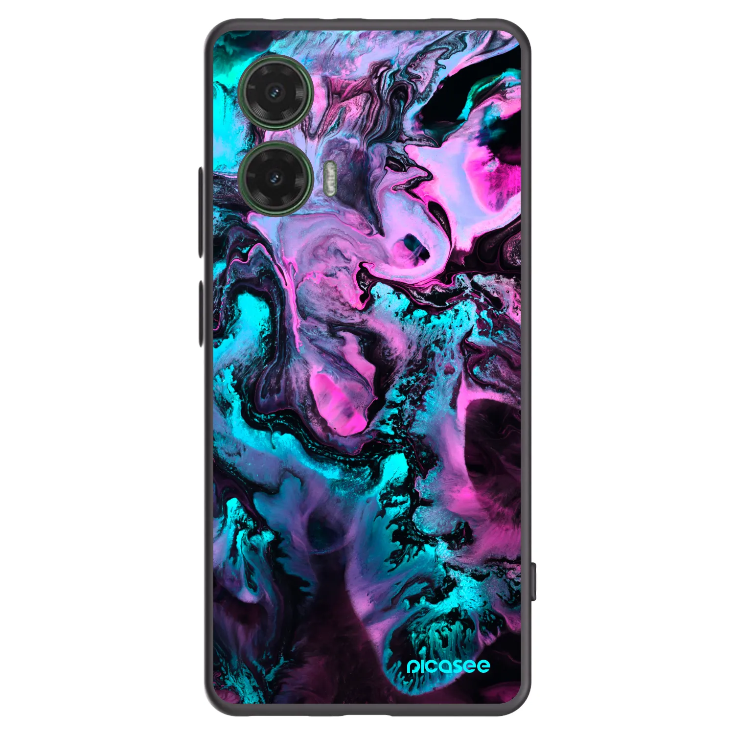 Picasee silikónový čierny obal pre Motorola Moto G35 5G - Lean