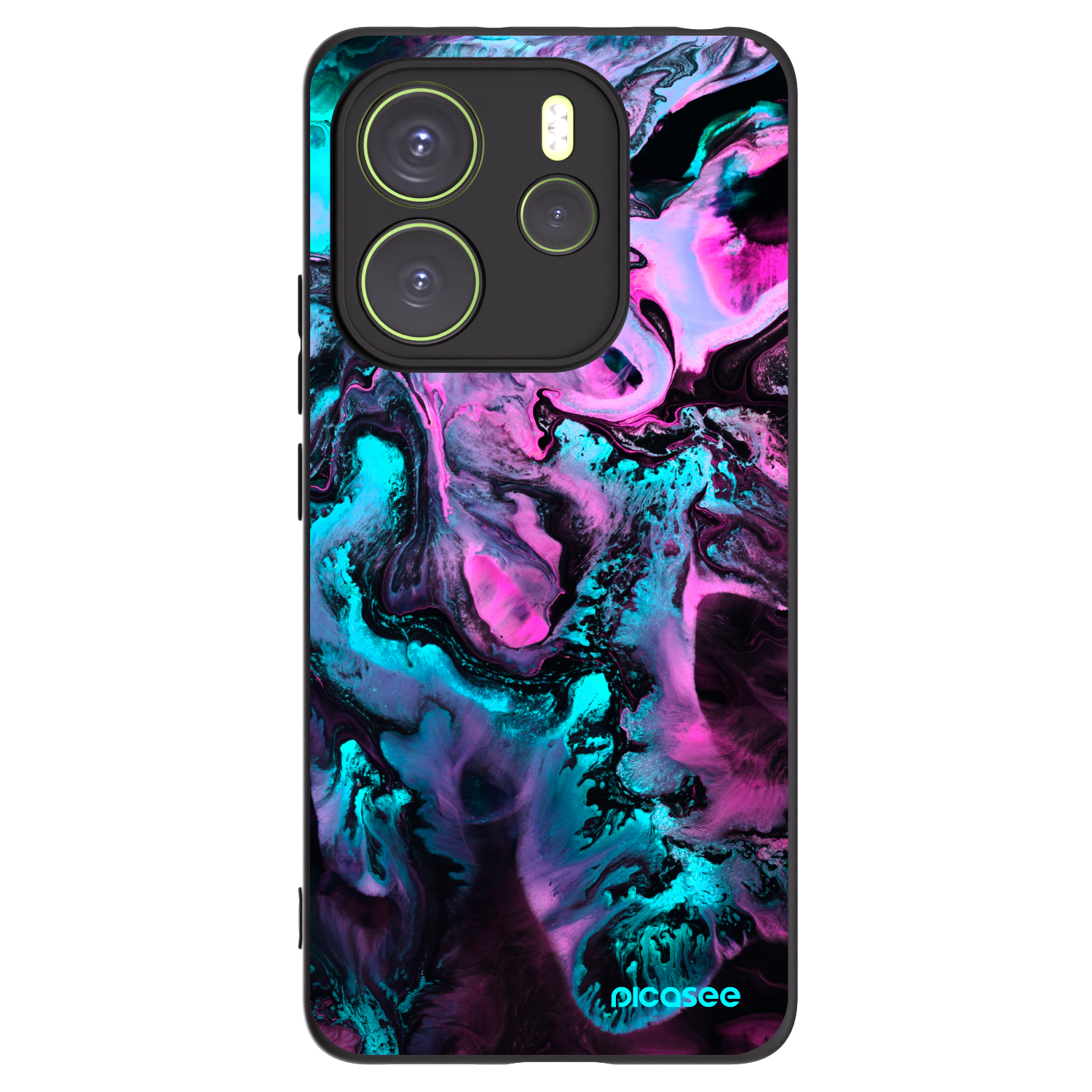 Silikónový čierny obal pre Xiaomi Redmi Note 14 4G - Lean