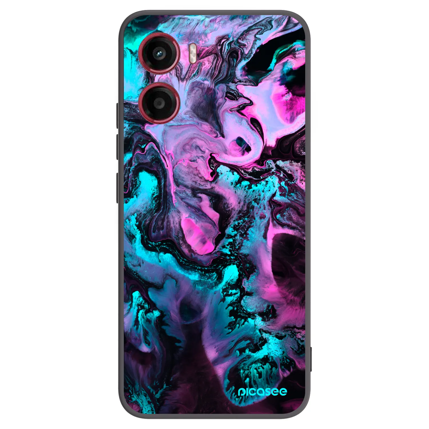 Picasee silikónový čierny obal pre Motorola Moto G05 - Lean