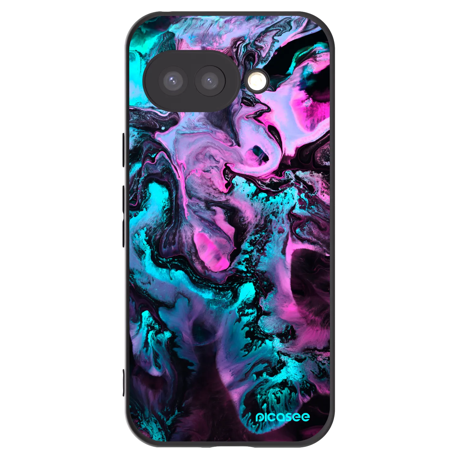 Picasee silikónový čierny obal pre Google Pixel 9a - Lean