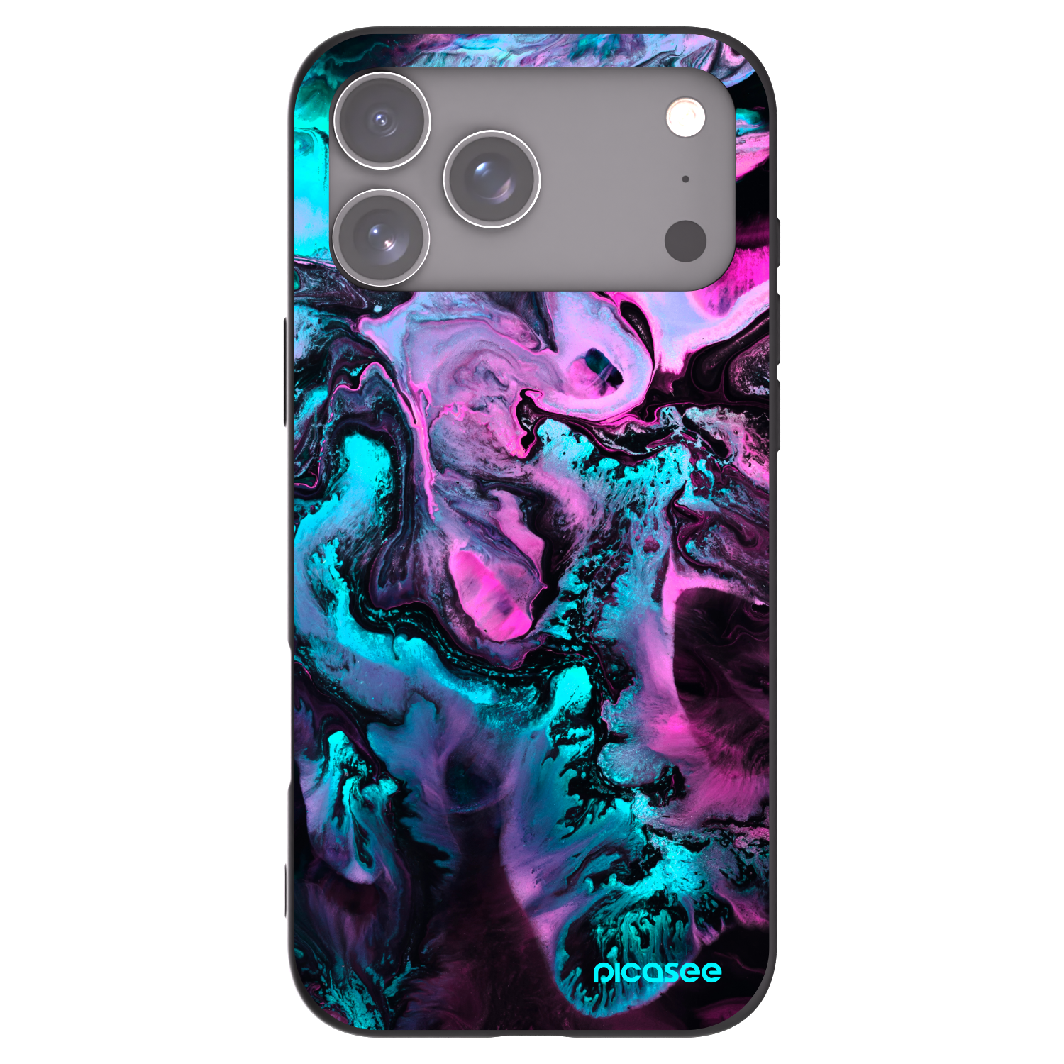 Picasee silikónový čierny obal pre Apple iPhone 17 Pro Max - Lean