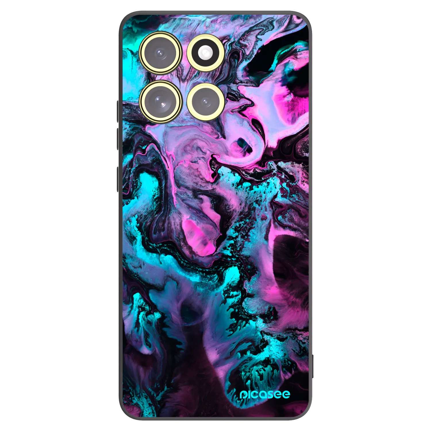 Picasee silikónový čierny obal pre Motorola Moto G86 5G - Lean