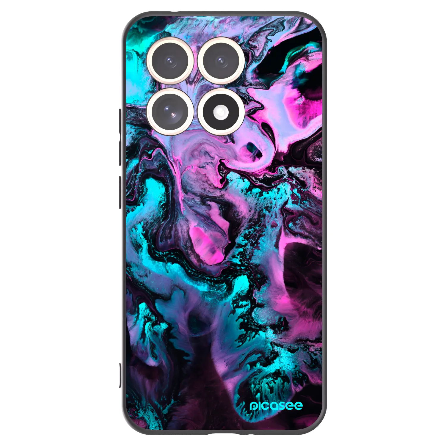 Picasee silikónový čierny obal pre Xiaomi 15T - Lean