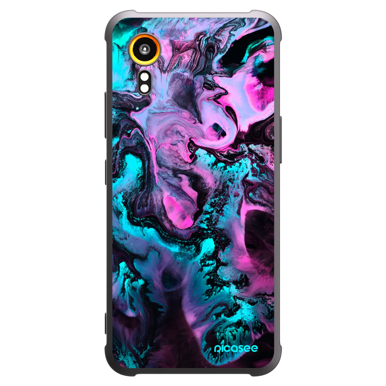 Picasee silikónový čierny obal pre Samsung Galaxy Xcover 7 - Lean
