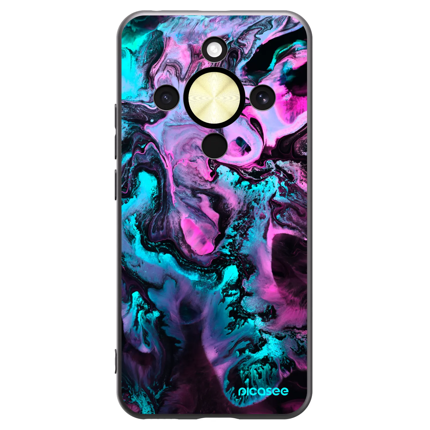 Picasee silikónový čierny obal pre Honor Magic8 Lite 5G - Lean