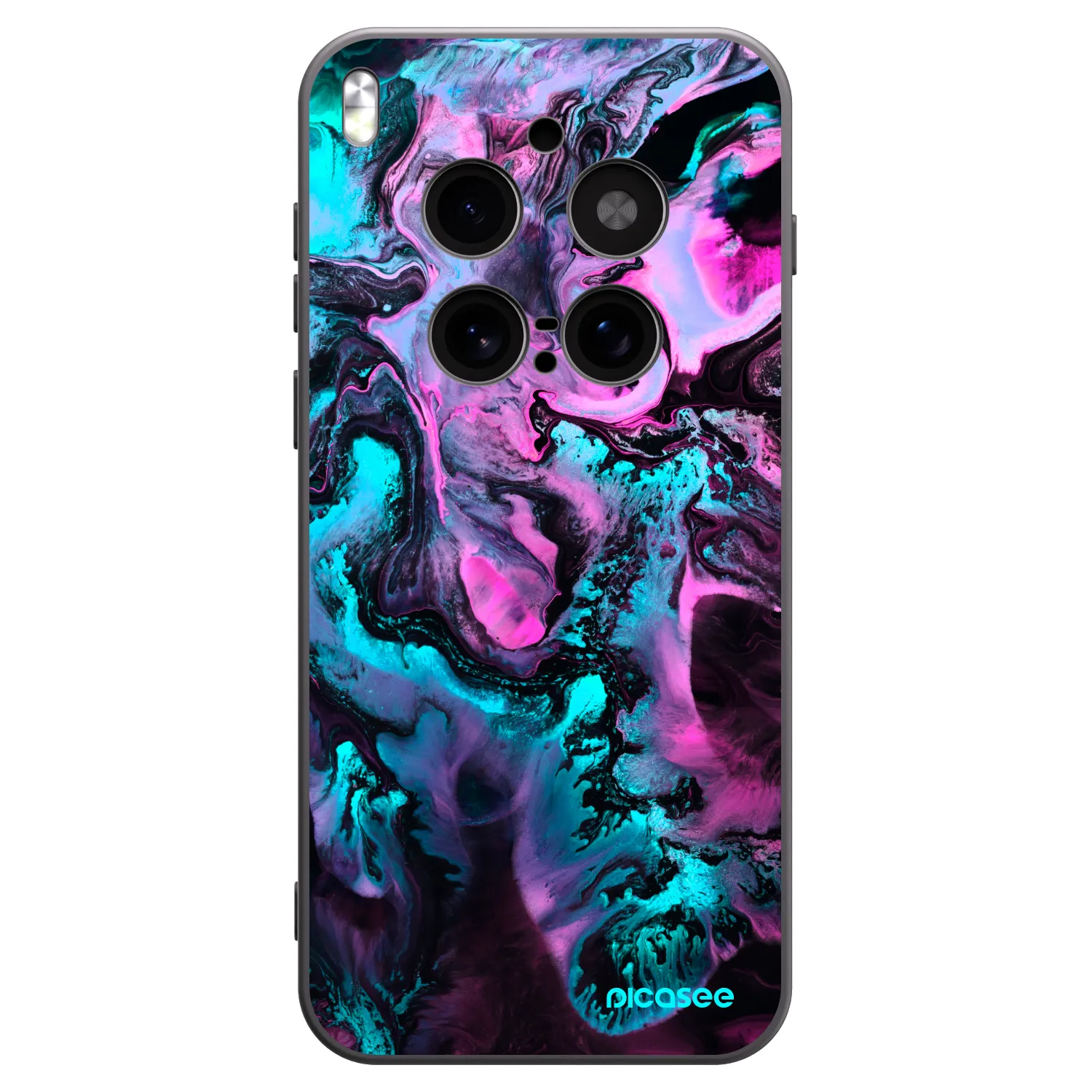 Picasee silikónový čierny obal pre Vivo X300 Pro - Lean
