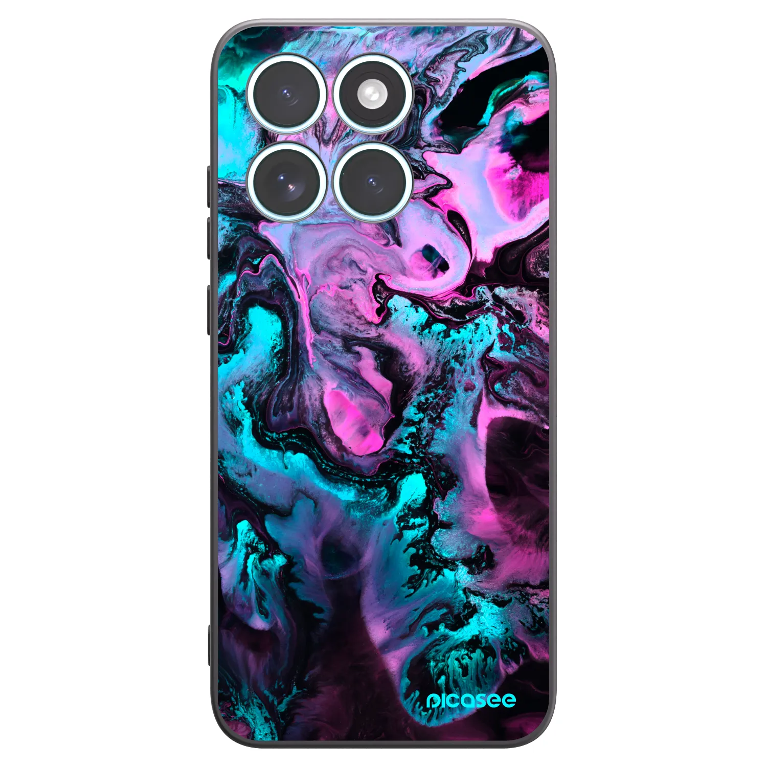 Picasee silikónový čierny obal pre Motorola Edge 70 Fusion - Lean