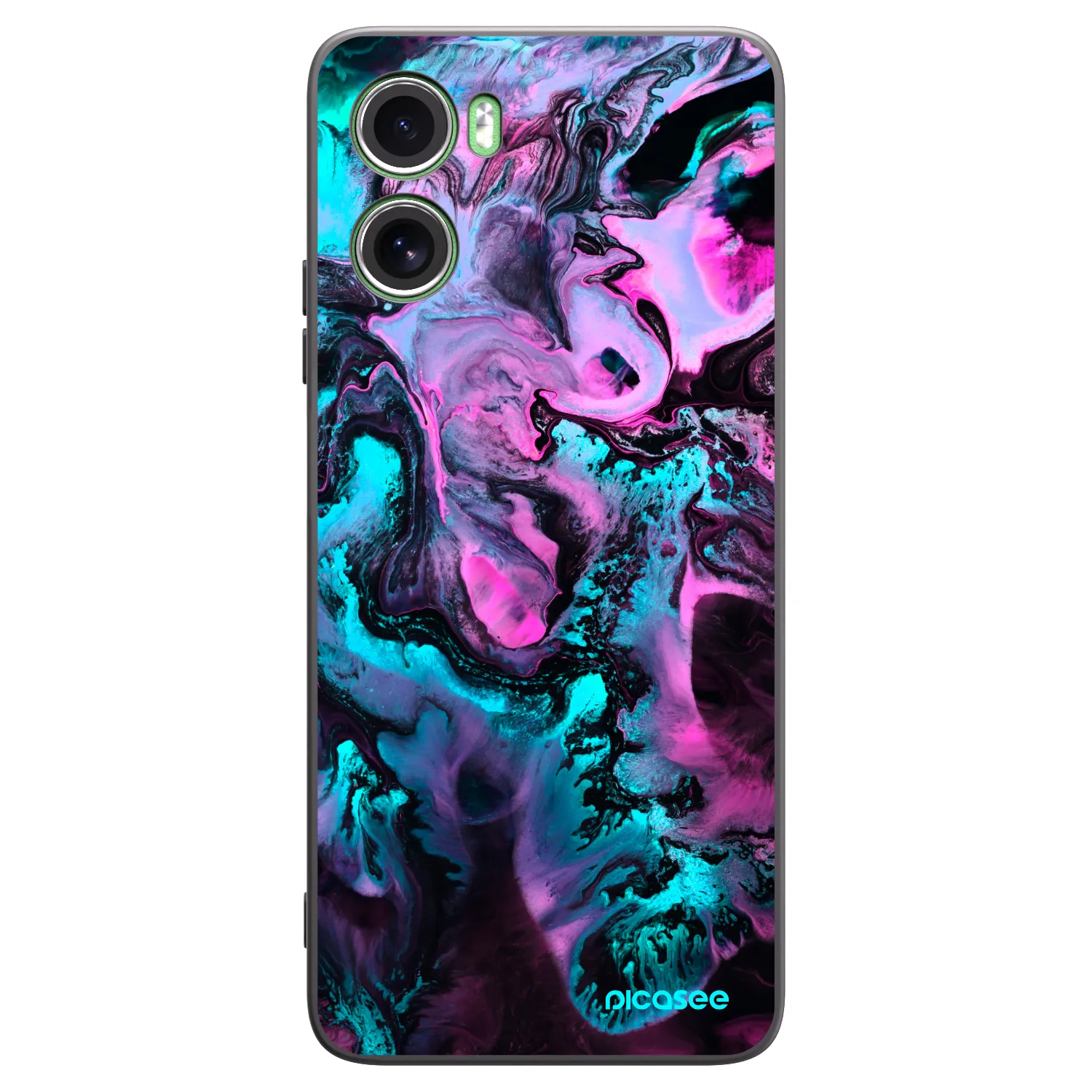 Picasee silikónový čierny obal pre Motorola Moto G06 - Lean