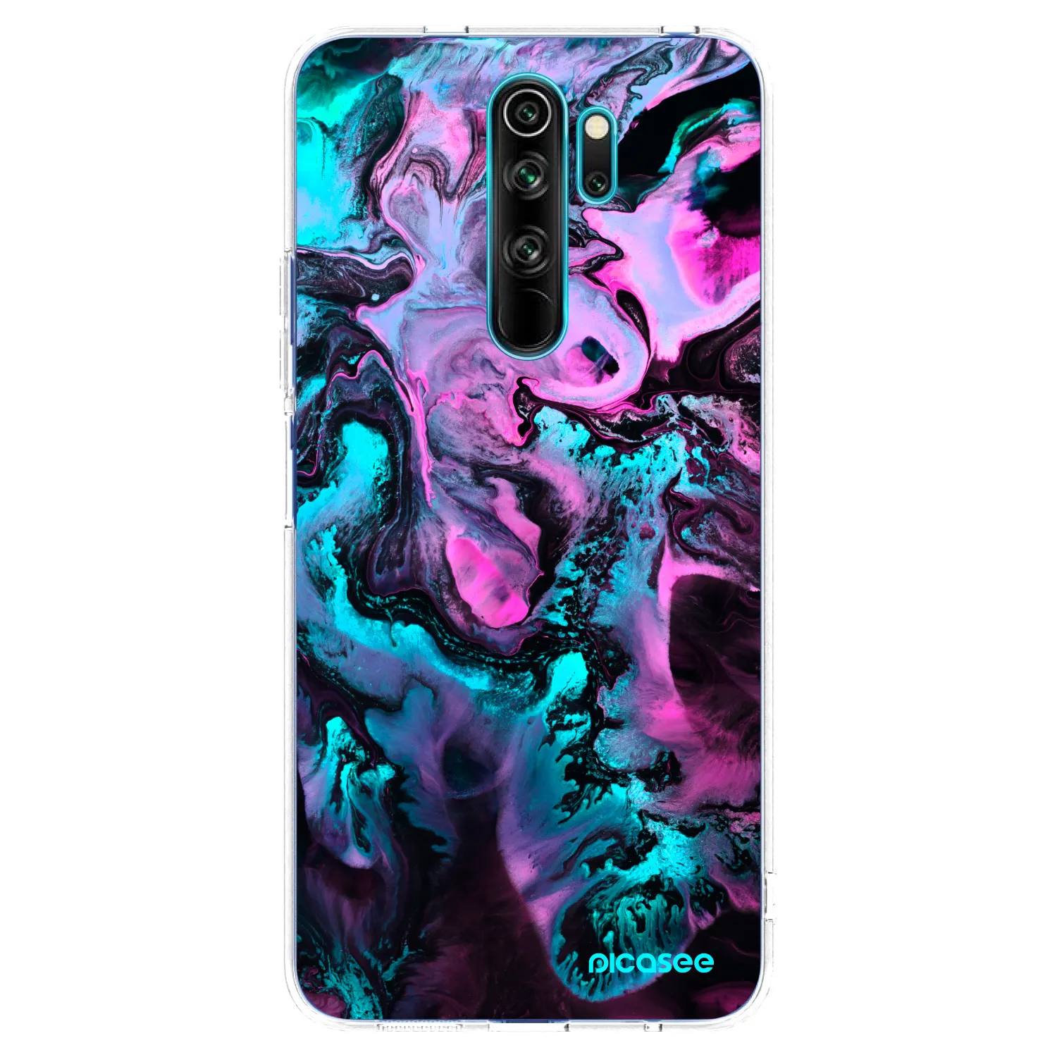 Picasee silikónový prehľadný obal pre Xiaomi Redmi Note 8 Pro - Lean