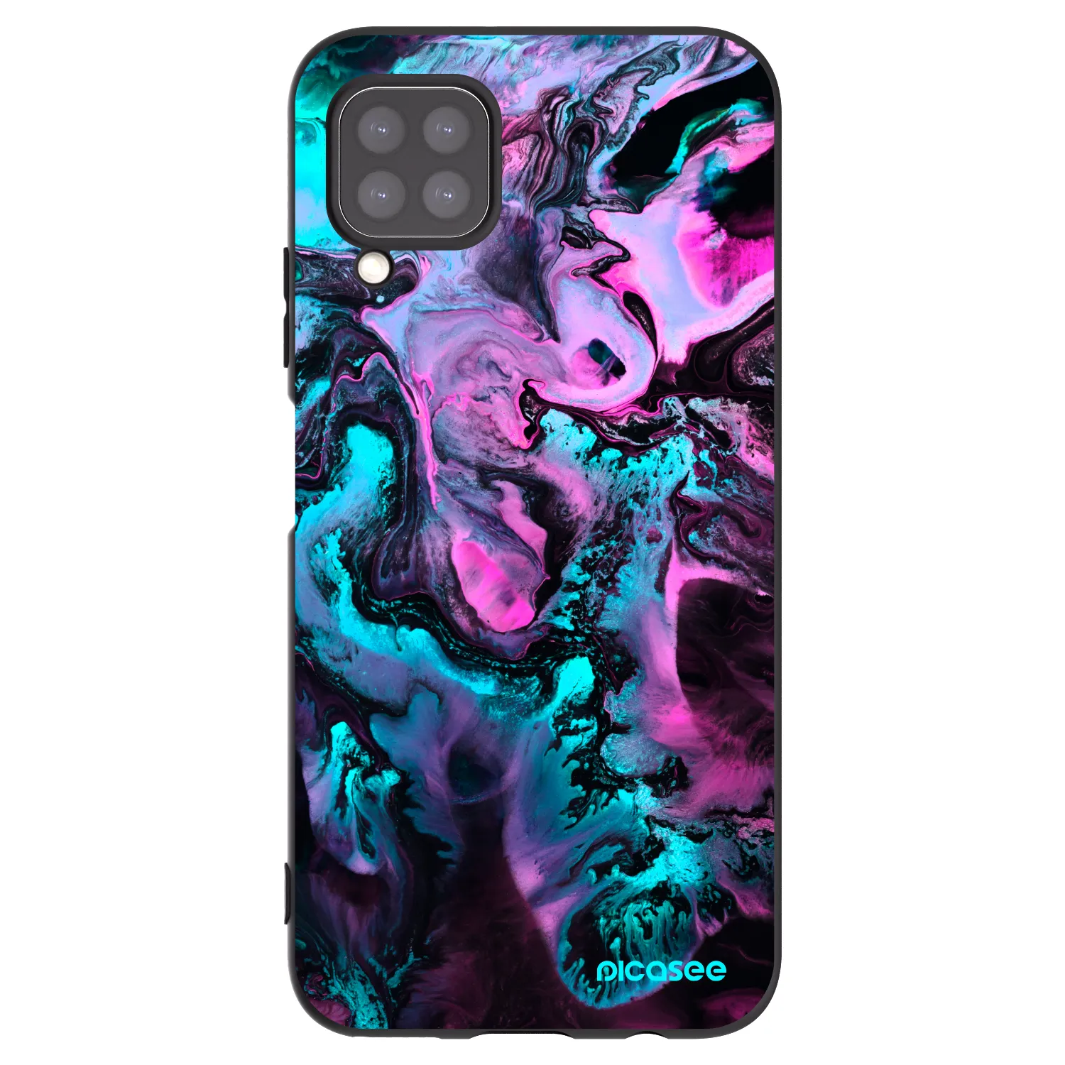 Picasee silikónový čierny obal pre Huawei P40 Lite - Lean