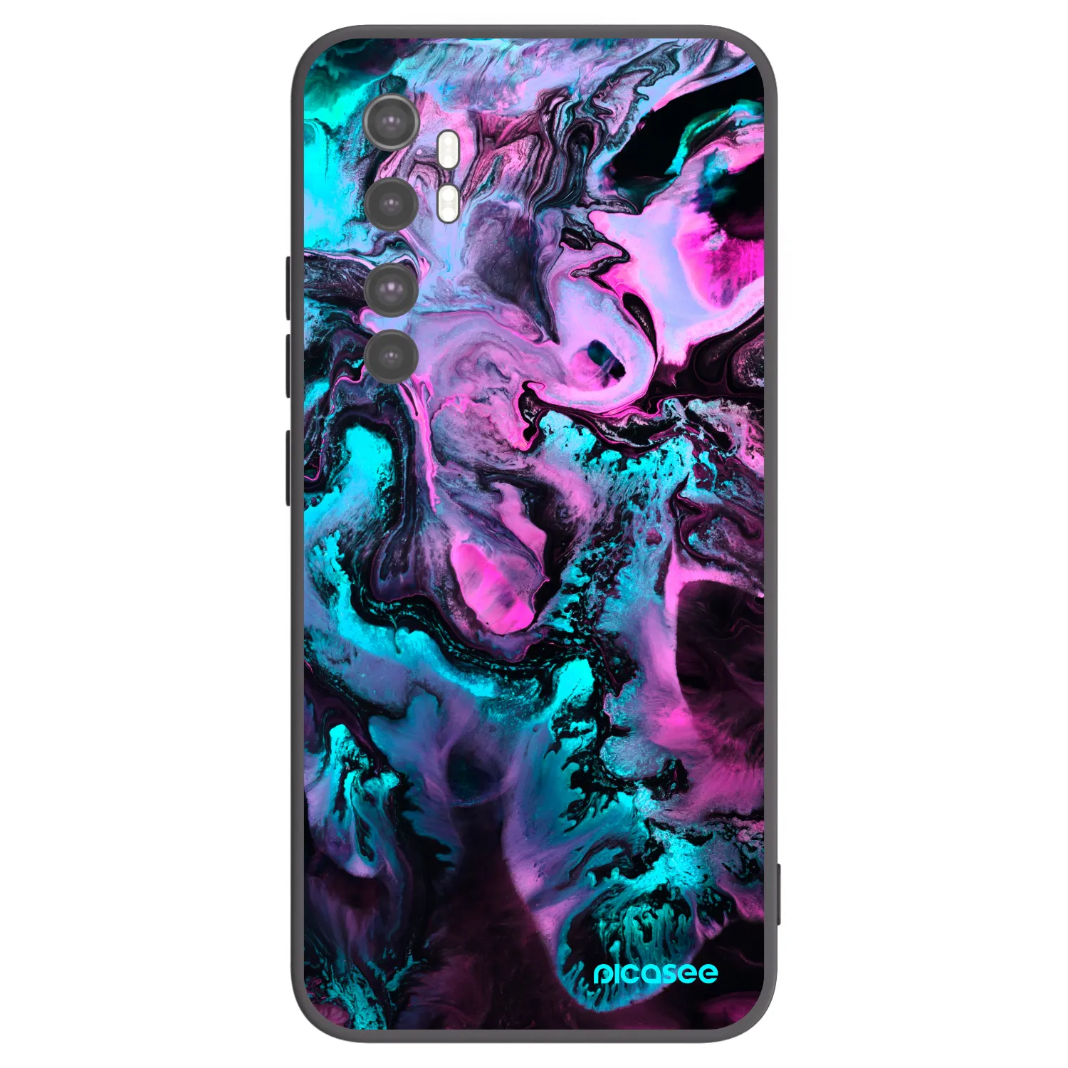 Picasee silikónový čierny obal pre Xiaomi Mi Note 10 Lite - Lean