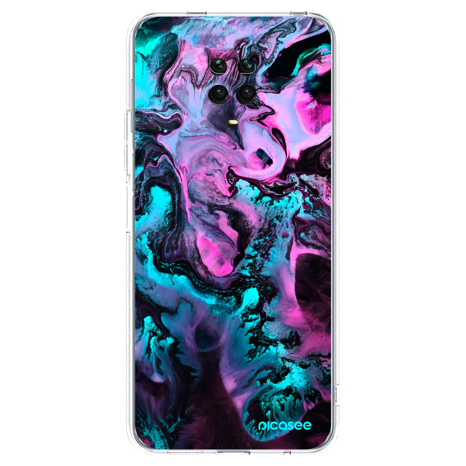 Picasee silikónový prehľadný obal pre Xiaomi Redmi Note 9S - Lean