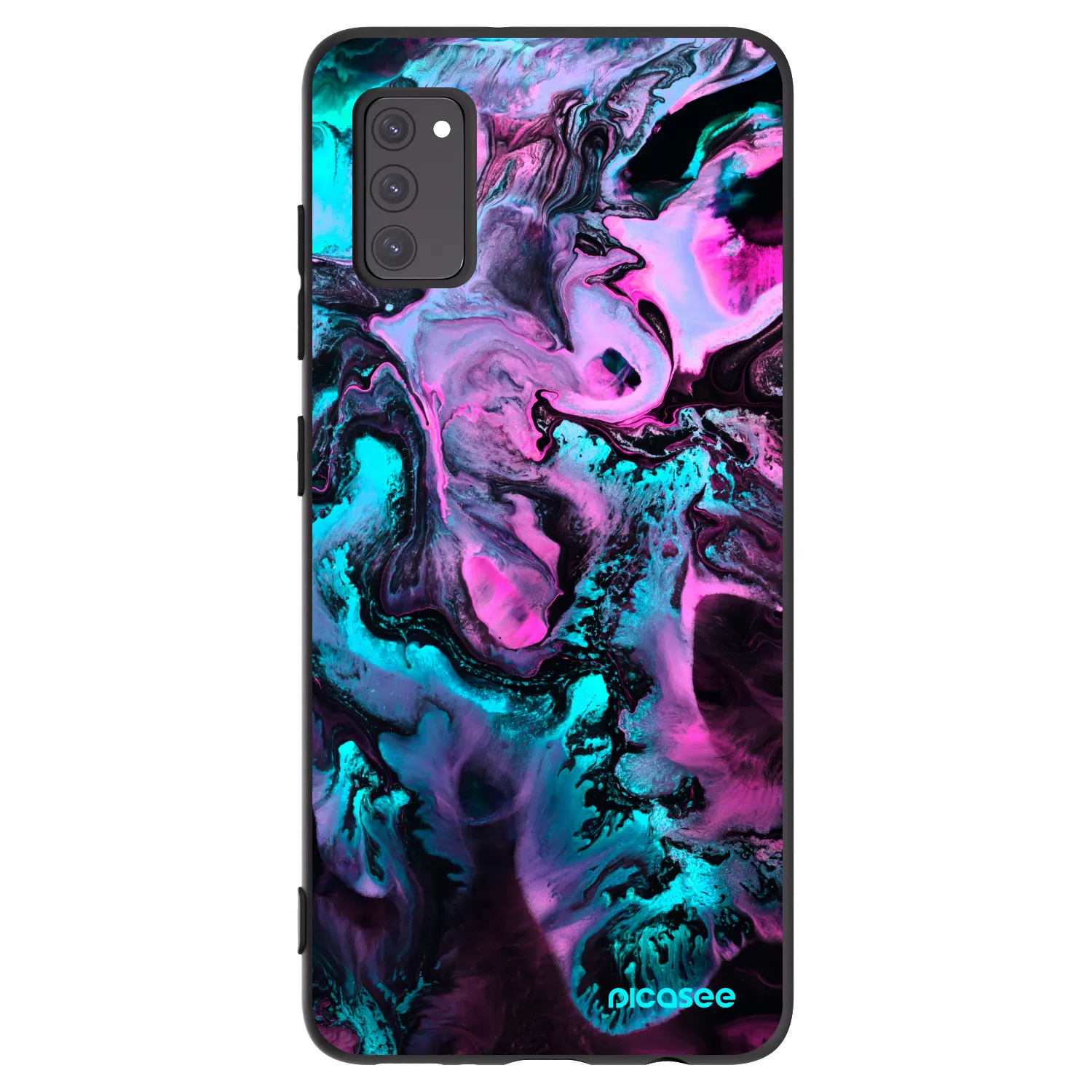 Picasee silikónový čierny obal pre Samsung Galaxy A41 A415F - Lean