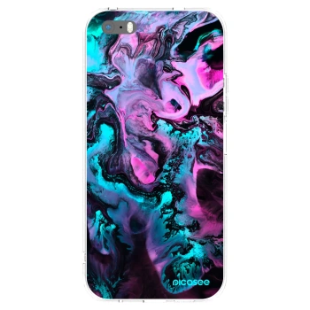 Picasee silikónový prehľadný obal pre Apple iPhone 5/5S/SE - Lean