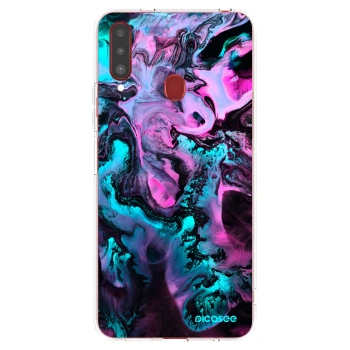 Picasee silikónový prehľadný obal pre Samsung Galaxy A20s - Lean