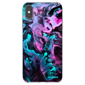 Picasee silikónový prehľadný obal pre Apple iPhone XS Max - Lean