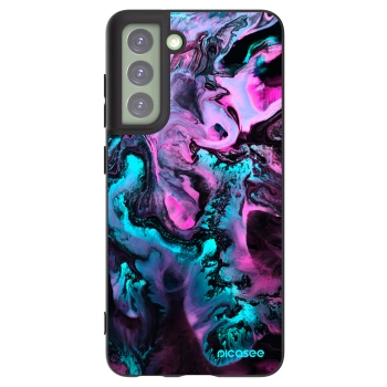Picasee silikónový čierny obal pre Samsung Galaxy S21 FE 5G - Lean