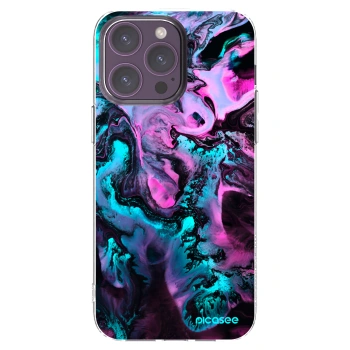 Picasee silikónový prehľadný obal pre Apple iPhone 14 Pro Max - Lean