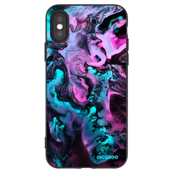 Picasee silikónový čierny obal pre Apple iPhone X/XS - Lean