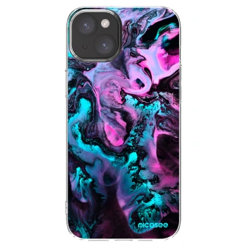 Picasee silikónový prehľadný obal pre Apple iPhone 15 Plus - Lean