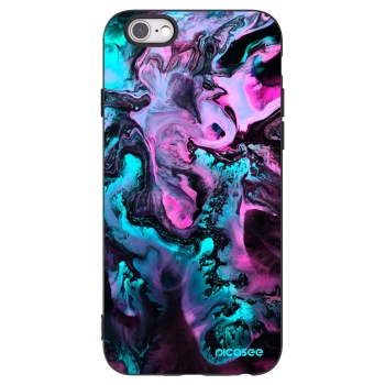 Picasee silikónový čierny obal pre Apple iPhone 6/6S - Lean