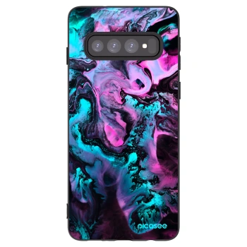 Picasee silikónový čierny obal pre Samsung Galaxy S10 G973 - Lean