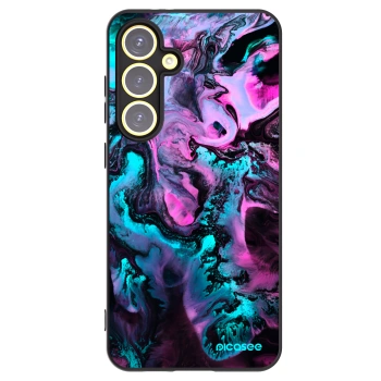 Picasee silikónový čierny obal pre Samsung Galaxy S24 FE S721B - Lean