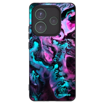 Picasee silikónový čierny obal pre Xiaomi Redmi Note 14 5G - Lean