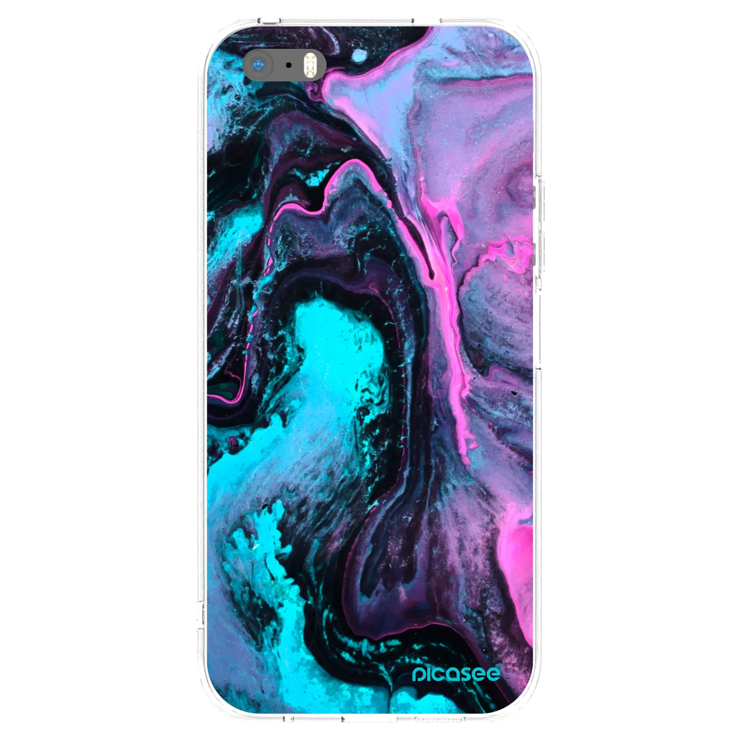 Picasee silikónový prehľadný obal pre Apple iPhone 5/5S/SE - Lean 2