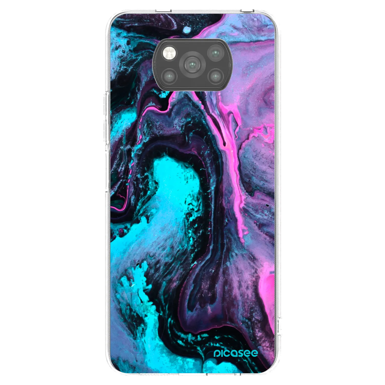 Picasee silikónový čierny obal pre Xiaomi Poco X3 - Lean 2