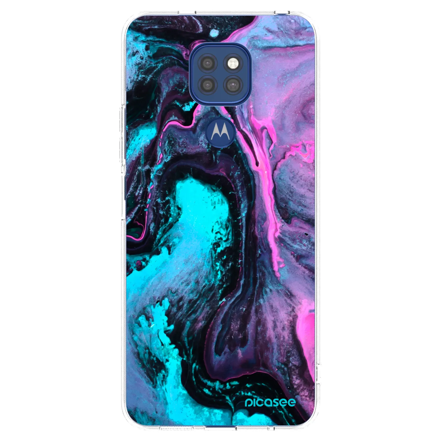 Silikónový prehľadný obal pre Motorola Moto G9 Play - Lean 2