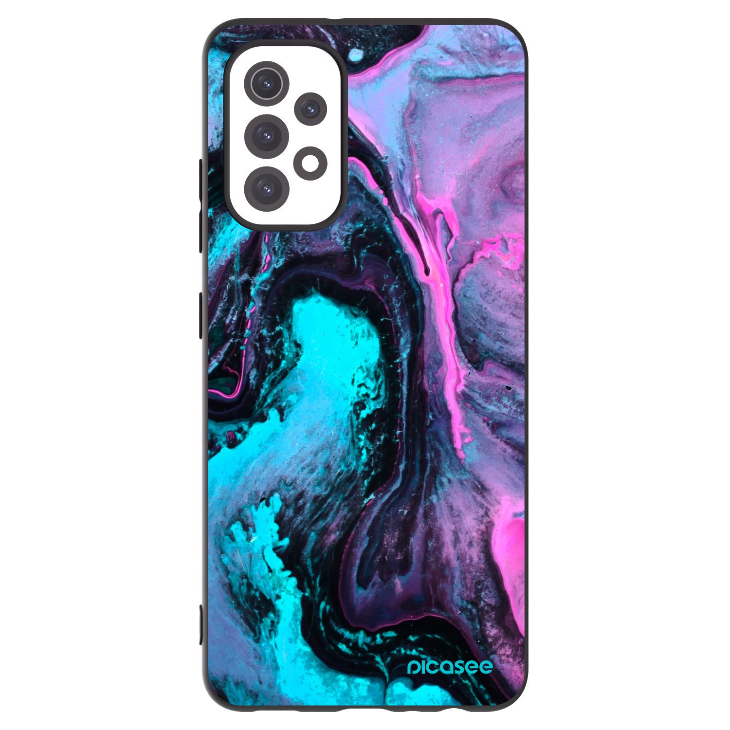 Picasee silikónový čierny obal pre Samsung Galaxy A32 5G A326B - Lean 2