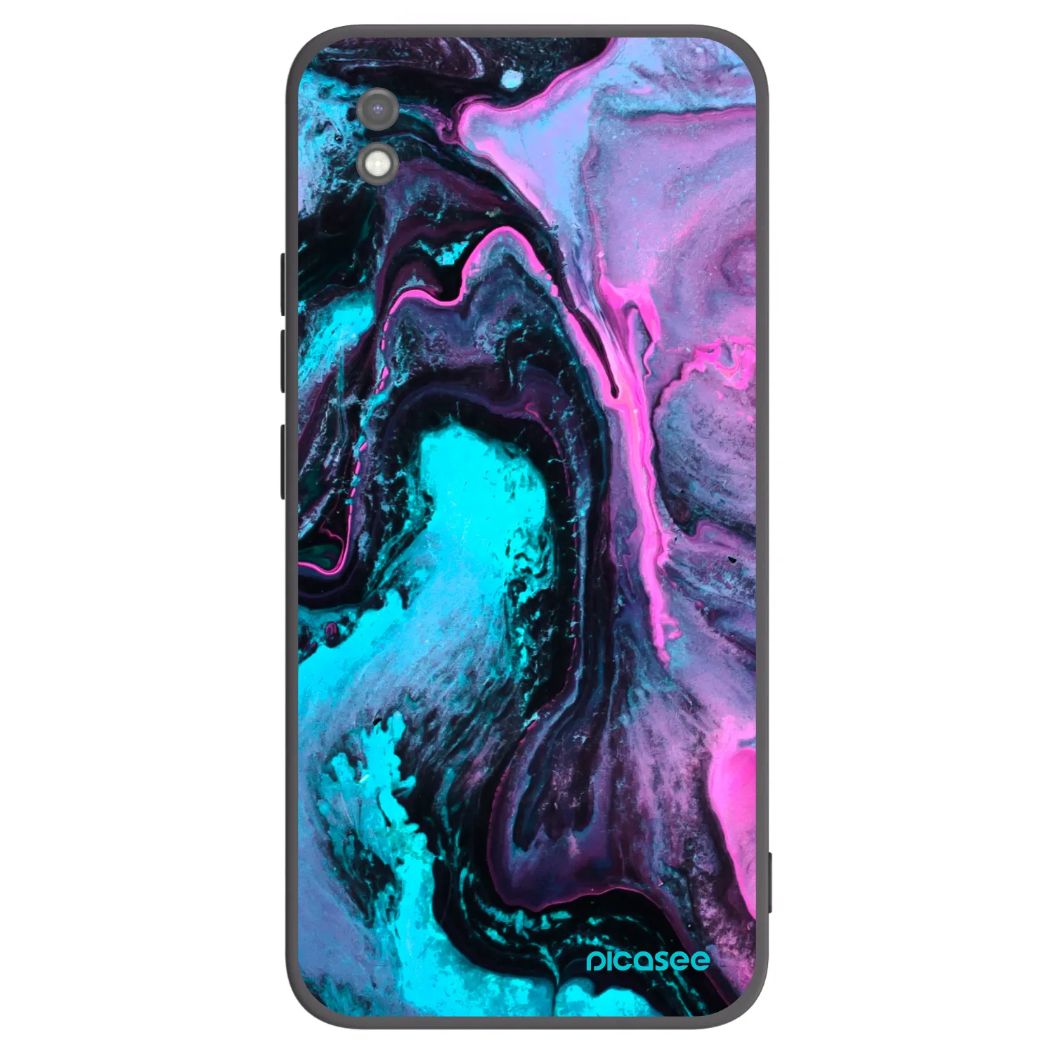 Picasee silikónový čierny obal pre Xiaomi Redmi 9AT - Lean 2