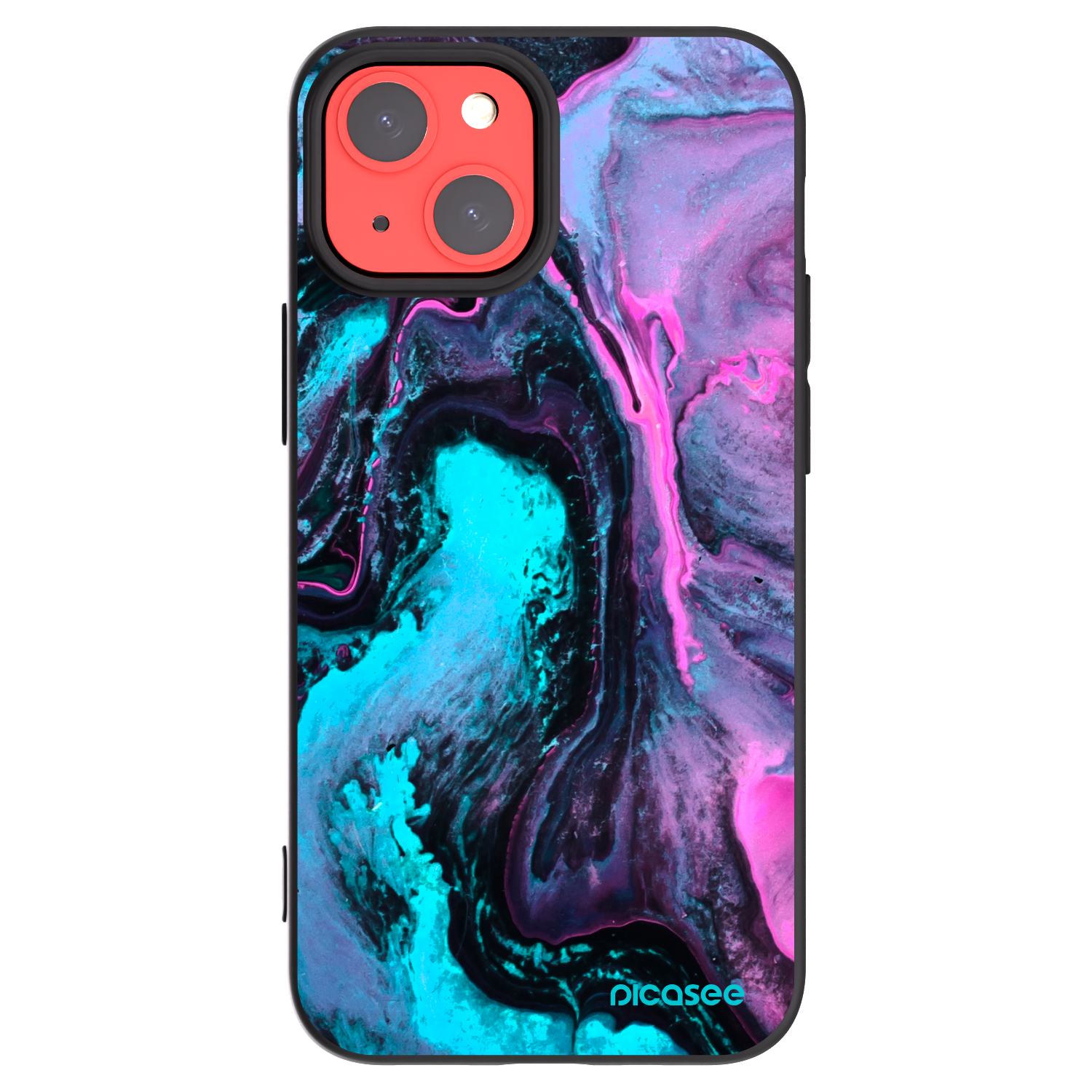 Picasee silikónový čierny obal pre Apple iPhone 13 mini - Lean 2