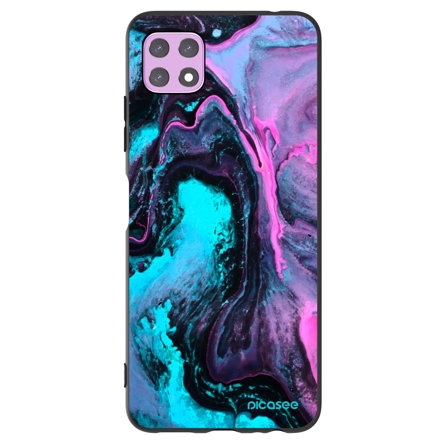 Picasee silikónový čierny obal pre Samsung Galaxy A22 A226B 5G - Lean 2