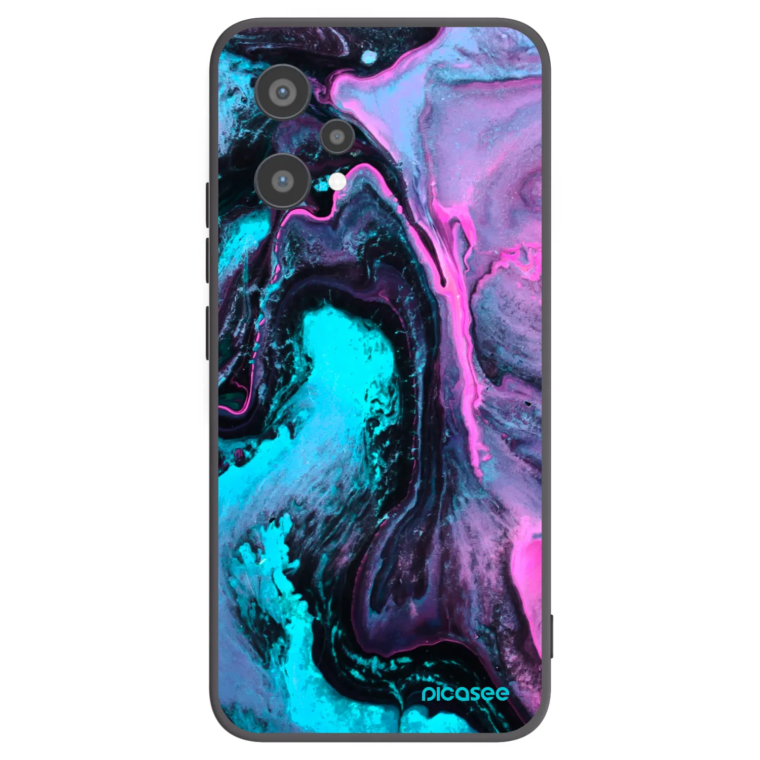 Picasee silikónový čierny obal pre Realme 9 Pro 5G - Lean 2