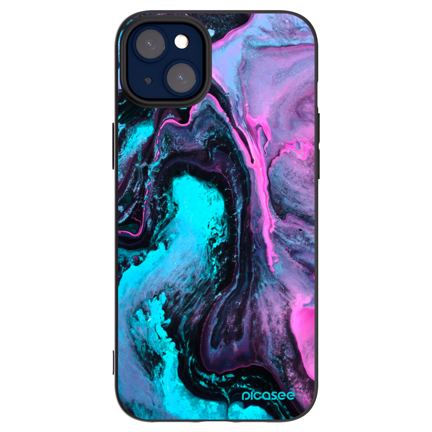 Picasee silikónový čierny obal pre Apple iPhone 14 Plus - Lean 2