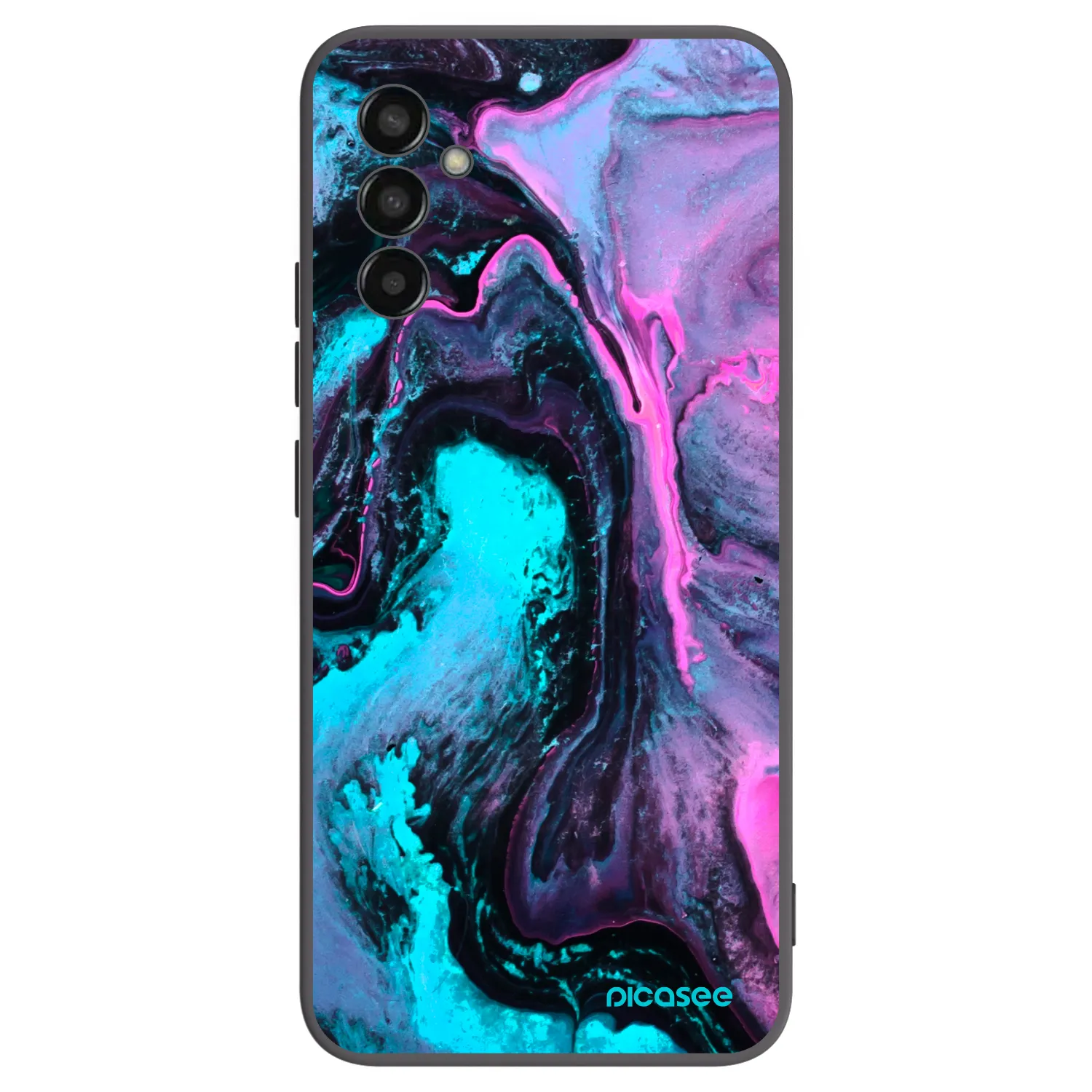 Picasee silikónový čierny obal pre Samsung Galaxy M13 M135F - Lean 2