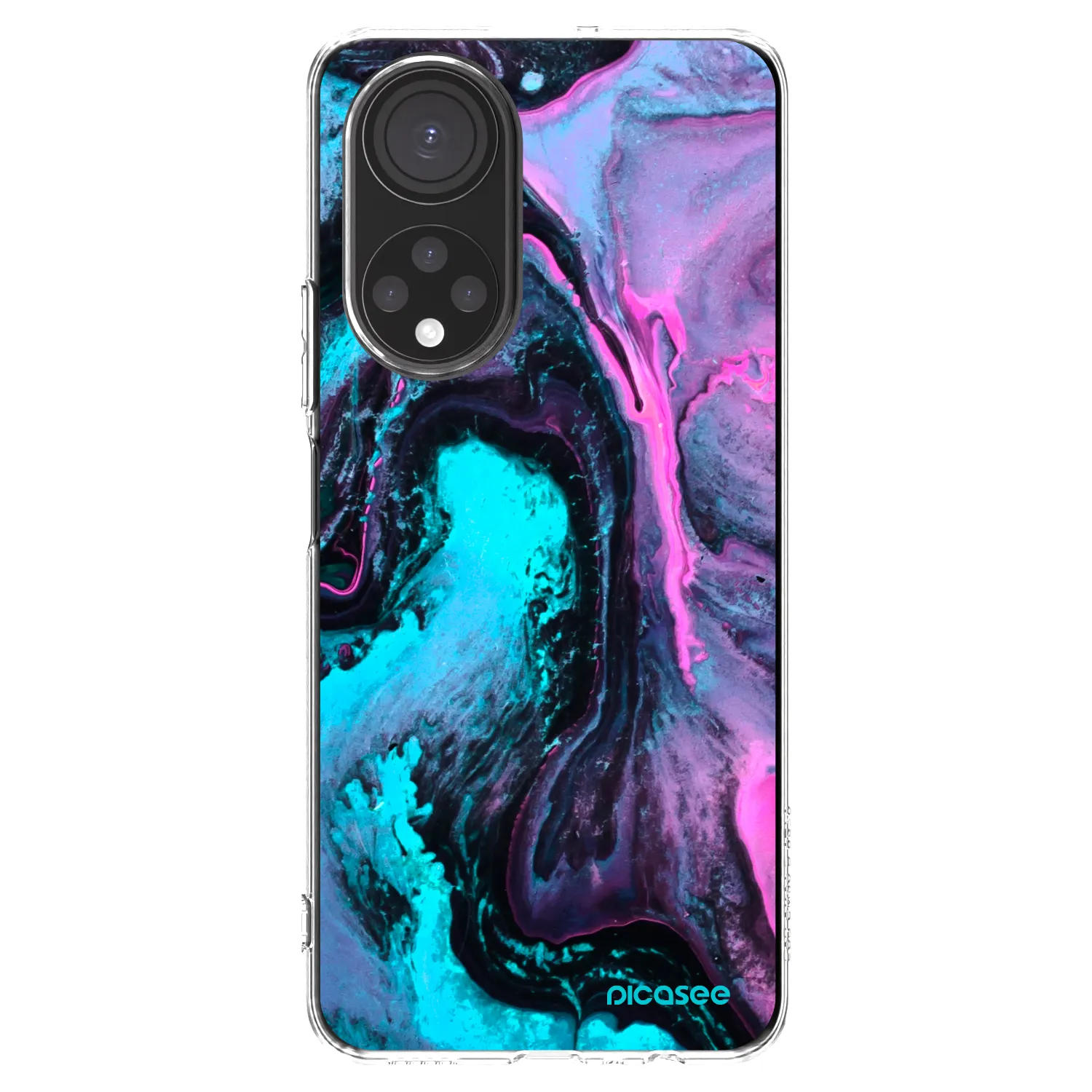 Picasee silikónový prehľadný obal pre Honor X7 - Lean 2