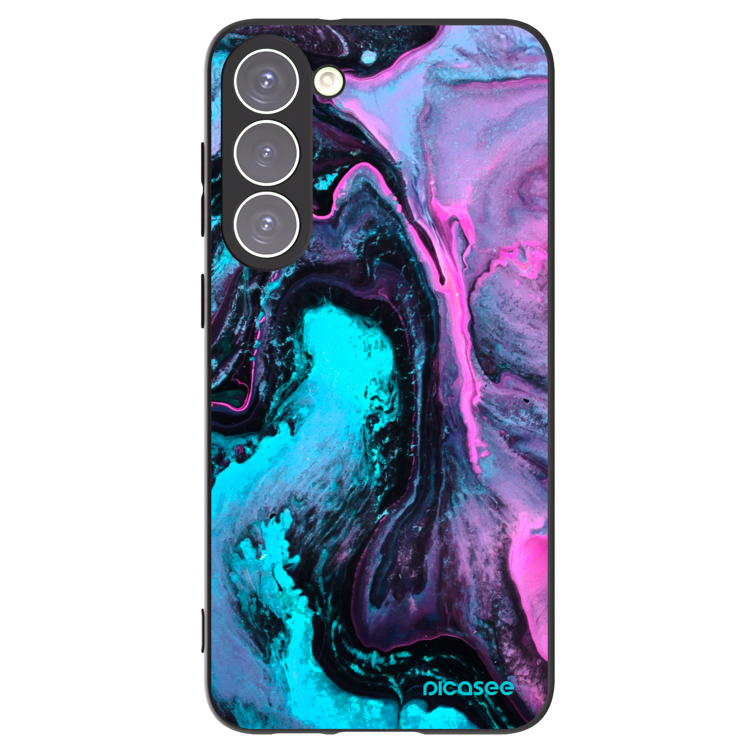 Picasee silikónový čierny obal pre Samsung Galaxy S23+ 5G - Lean 2