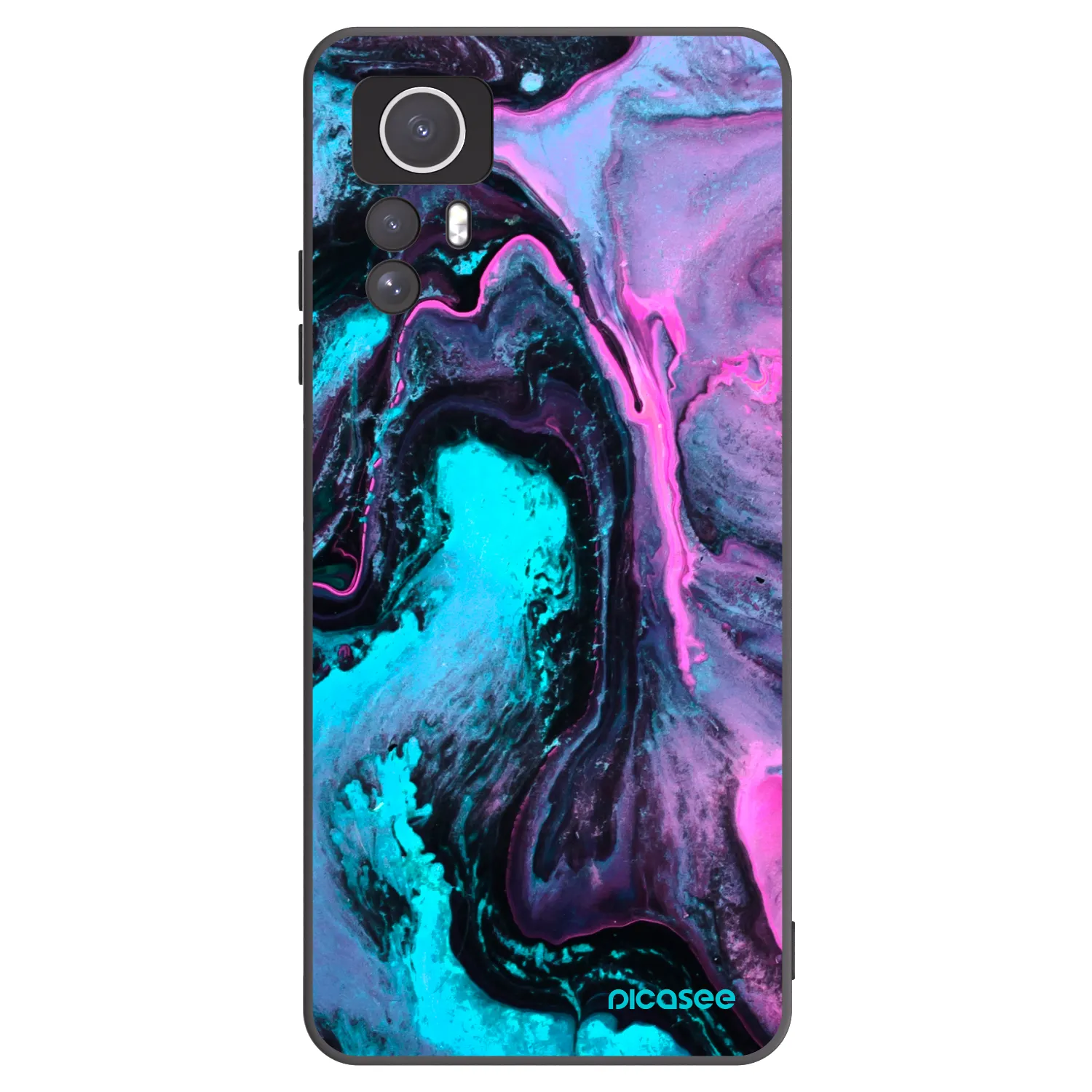 Picasee silikónový čierny obal pre Xiaomi Redmi Note 12S - Lean 2