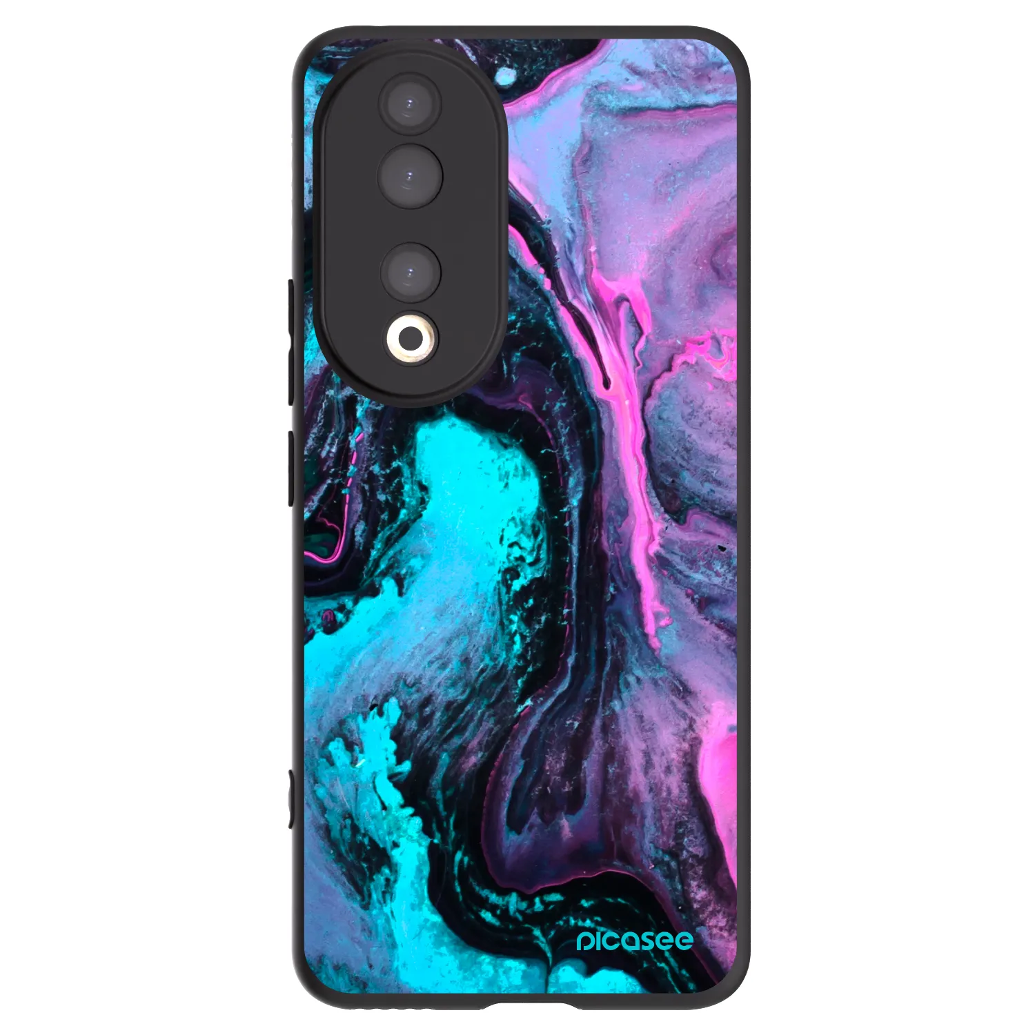 Picasee silikónový čierny obal pre Honor 90 5G - Lean 2